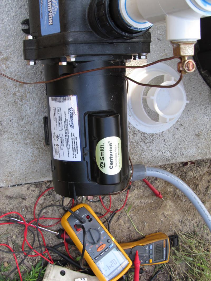 Troubleshooting pool pump motor